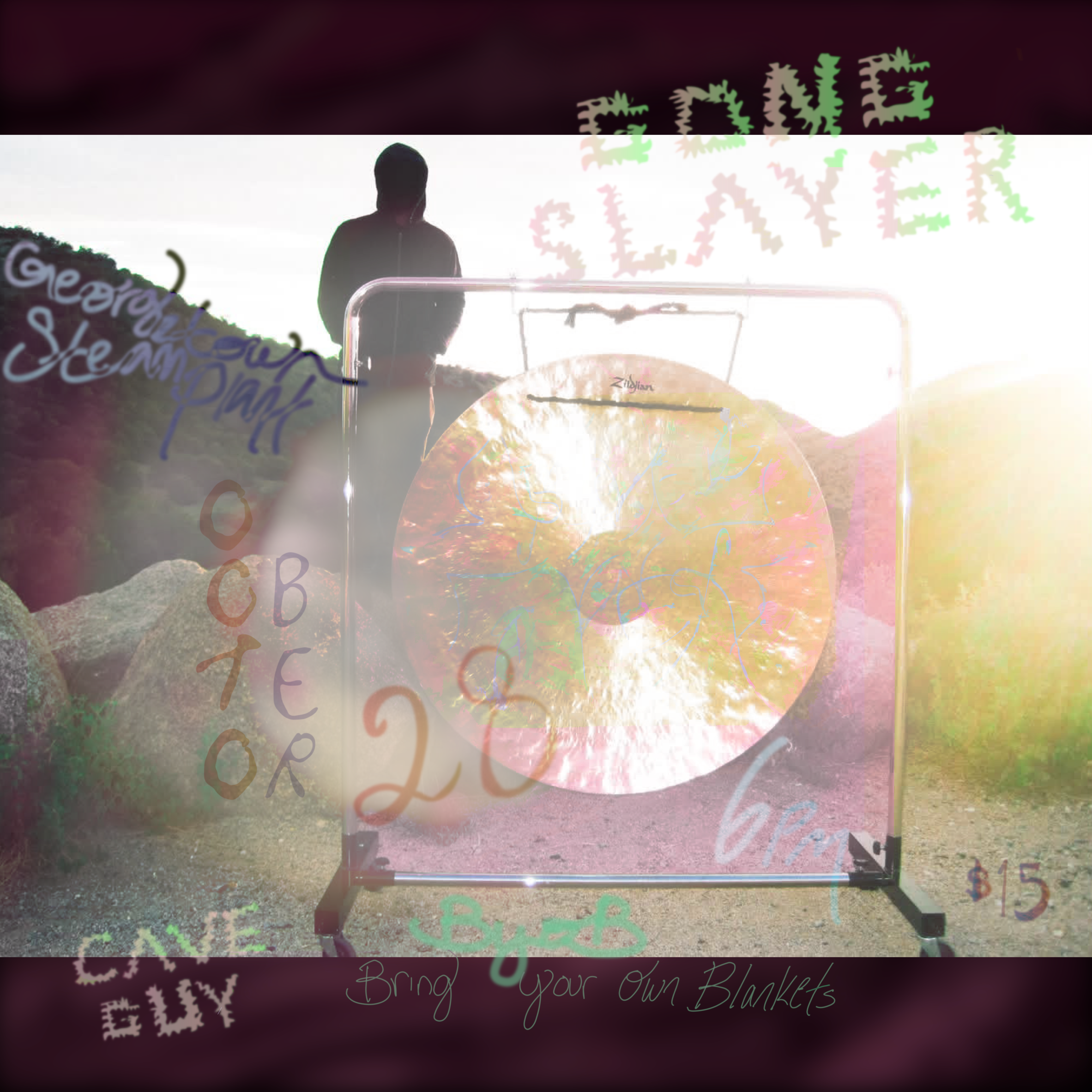 Gong Slayer at Georgetown Steamplant with Cave Guy poster